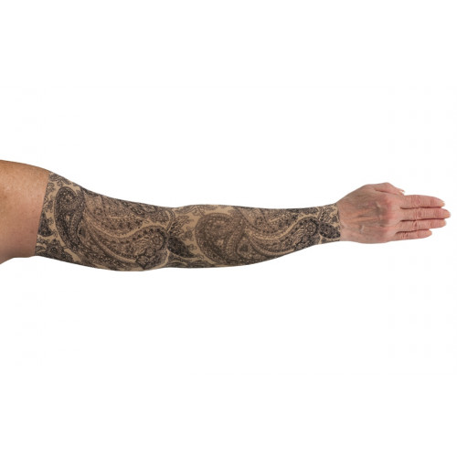 Black Paisley Arm Sleeve by LympheDivas